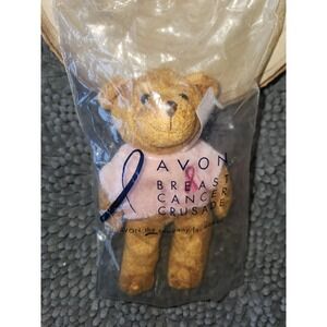 Avon Breast Cancer Crusade Teddy Bear 2001 | New in Bag |‎ 6.5" Plush